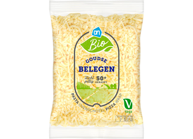 Biologisch Goudse belegen geraspte kaas 50+