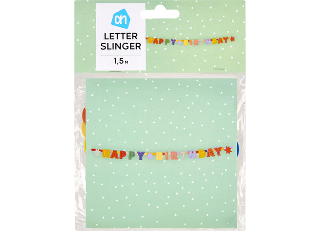 Briefgirlande alles Gute zum Geburtstag