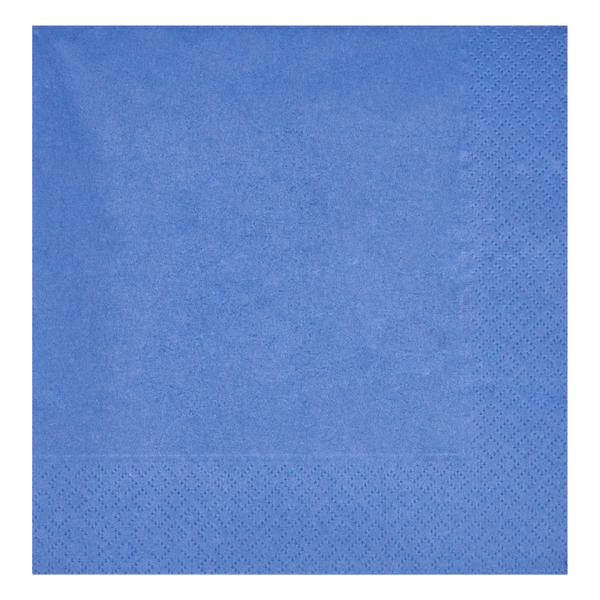 Servet donkerblauw