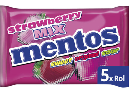 Mentos Strawberry mix 5-pack