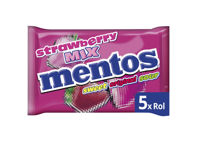 Mentos Strawberry mix 5-pack