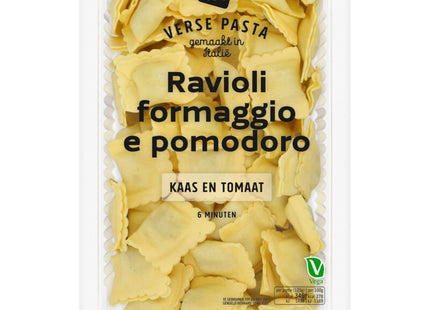 Verse ravioli formaggio e pomodoro