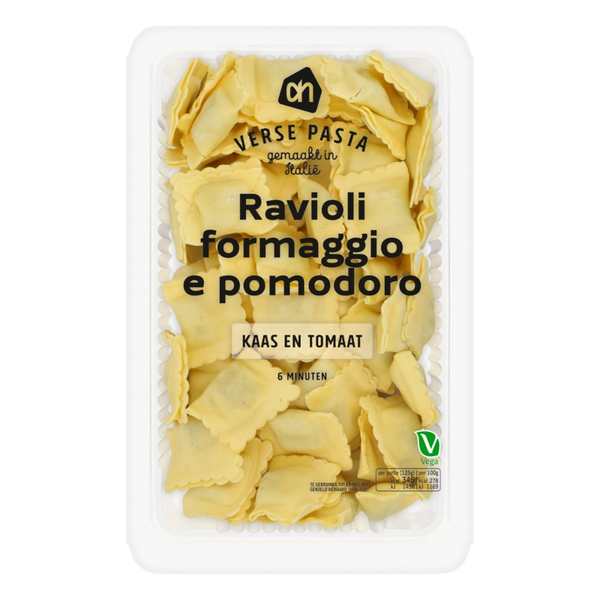 Verse ravioli formaggio e pomodoro