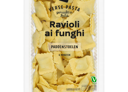 Verse ravioli ai funghi