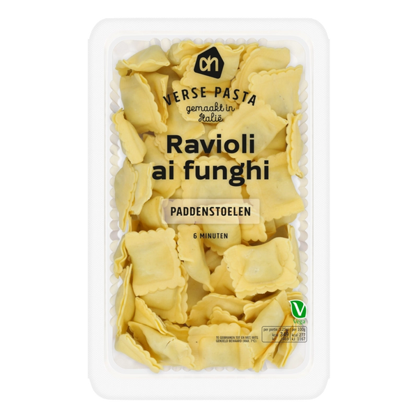 Frische Ravioli ai funghi