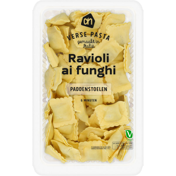 Frische Ravioli ai funghi