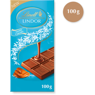 Lindt Lindor reep karamel zeezout chocolade