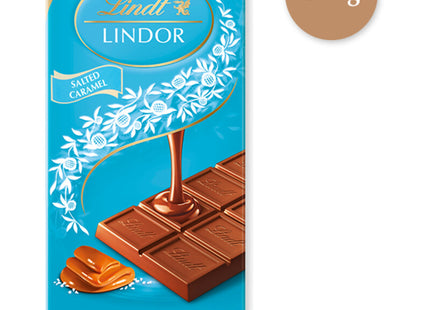 Lindt Lindor bar caramel sea salt chocolate