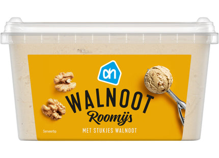 Walnoot roomijs