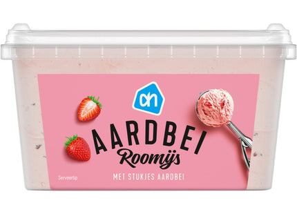 Roomijs aardbei