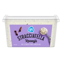 Cream ice cream stracciatella