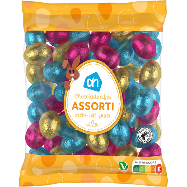 Chocolade eitjes assorti melk wit puur