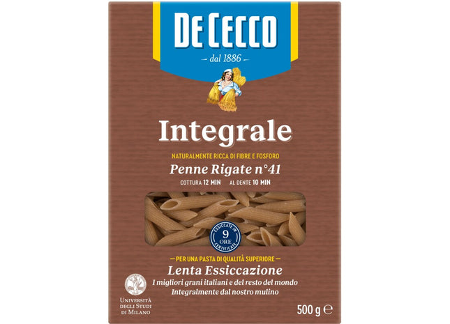De Cecco Penne Rigate Integrale