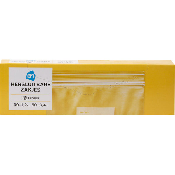 Wiederverschließbare Beutel 0,4 Liter + 1,2 Liter
