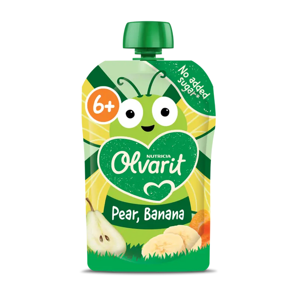 Olvarit Knijpfruit peer banaan 6m+