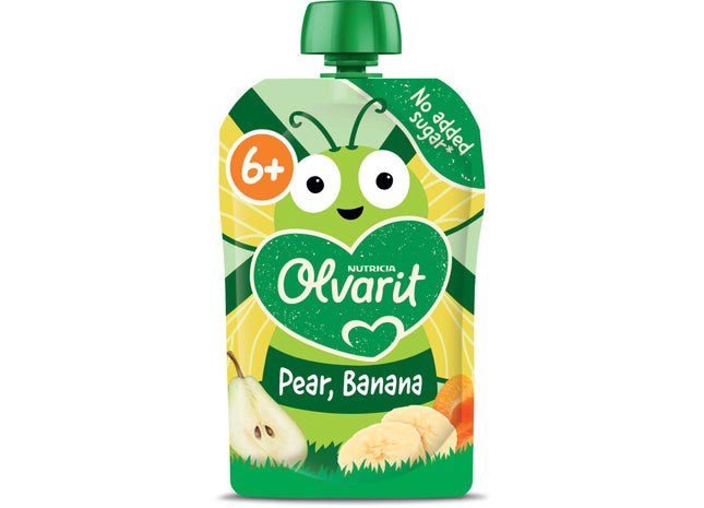 Olvarit Knijpfruit peer banaan 6m+