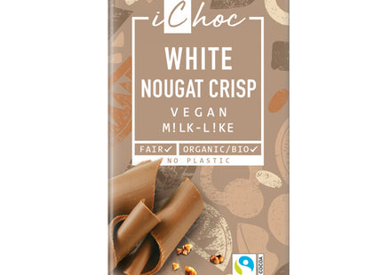 iChoc Vegan white nougat crisp