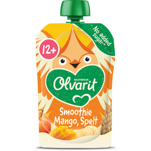 Olvarit Knijpfruit smoothie mango spelt 12m+