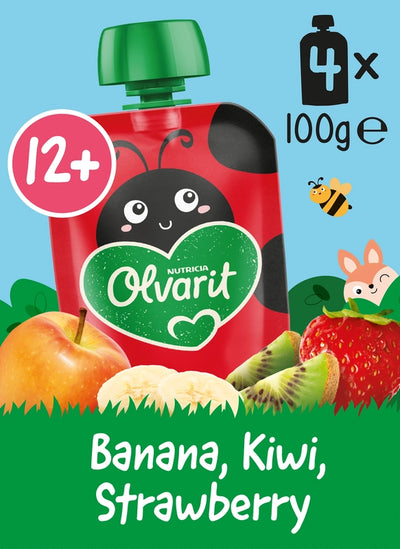 Fruit squeeze snacks from 12 months