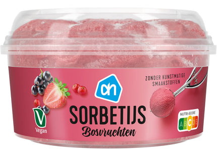 Sorbetijs bosvruchten