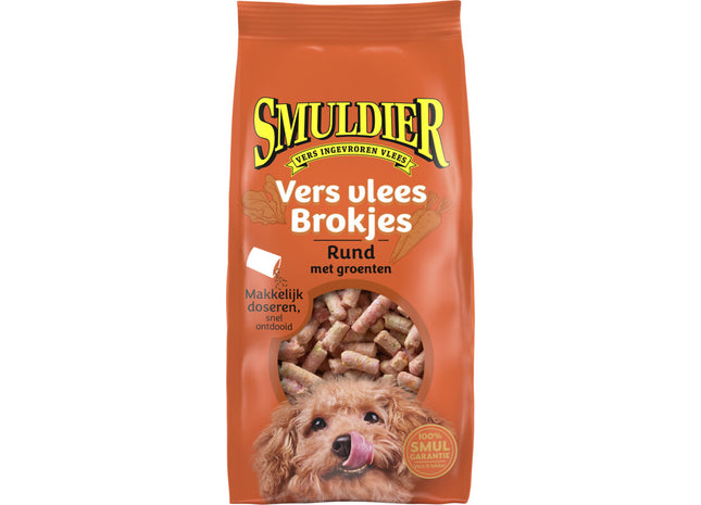 Smuldier Vers vlees brokjes rund met groenten