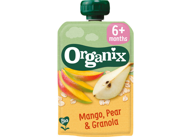 Organix Squeeze Frucht-Mango-Birnen-Müsli 6 Monate+