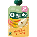 Organix Knijpfruit mango peer granola 6m+