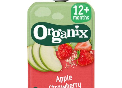 Organix Knijpfruit appel aardbei quinoa 12m+  Dutchshopper