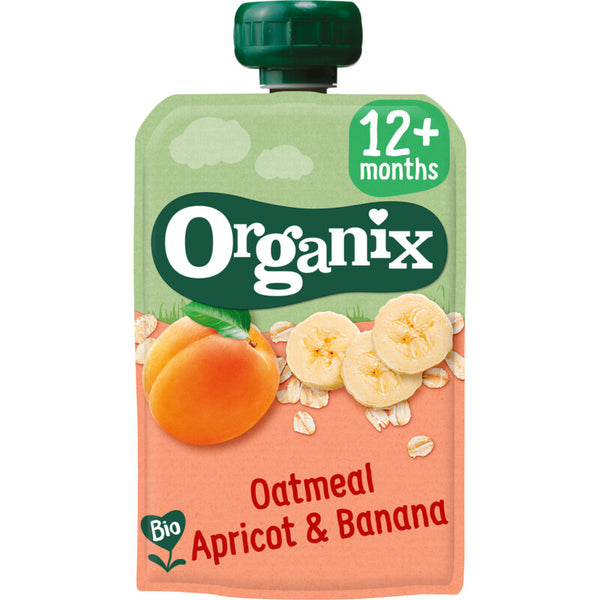 Organix Squeeze Fruit oat apricot banana 12m+