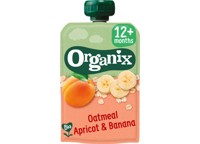 Organix Squeeze Fruchthafer Aprikose Banane 12 Monate+