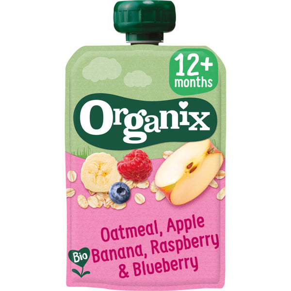 Organix Knijpfruit haver appel banaan 12m+
