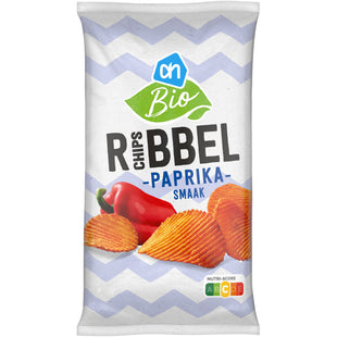 Biologisch Ribbelchips paprika smaak