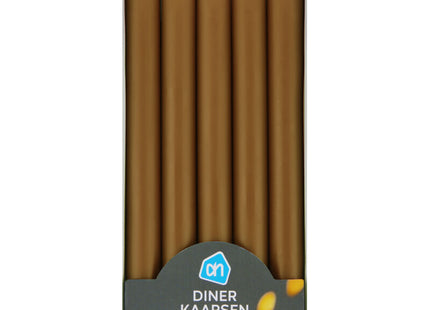 Dinerkaarsen caramel 8 branduren