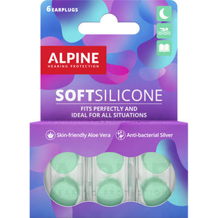 Alpine Silicone oordop voor slapen en zwemmen