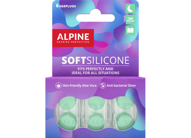Alpine Silicone oordop voor slapen en zwemmen