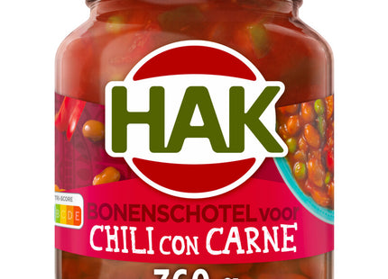 Hak Bonenschotel voor chili con carne