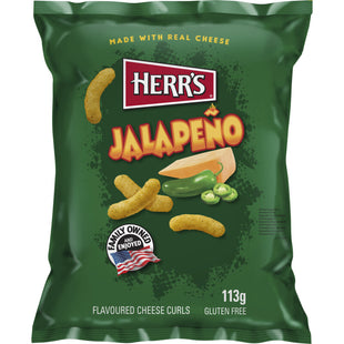 Herr's Jalapeño flavored cheese curls