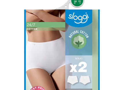 Sloggi Dames maxi 2-pack wit 46