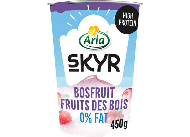 Arla Skyr bosfruit yoghurt 0% fat