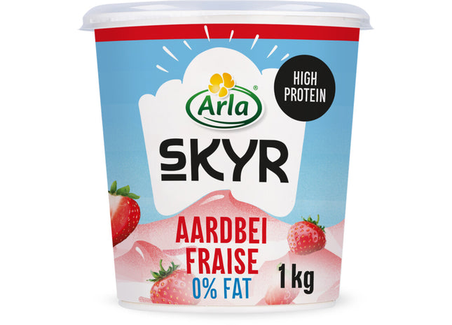 Arla Skyr aardbei yoghurt 0% fat XL