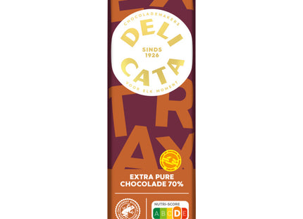 Delicata Reep extra pure chocolade 70%