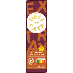 Delicata Reep extra pure chocolade 70%