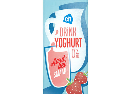 Strawberry yogurt drink