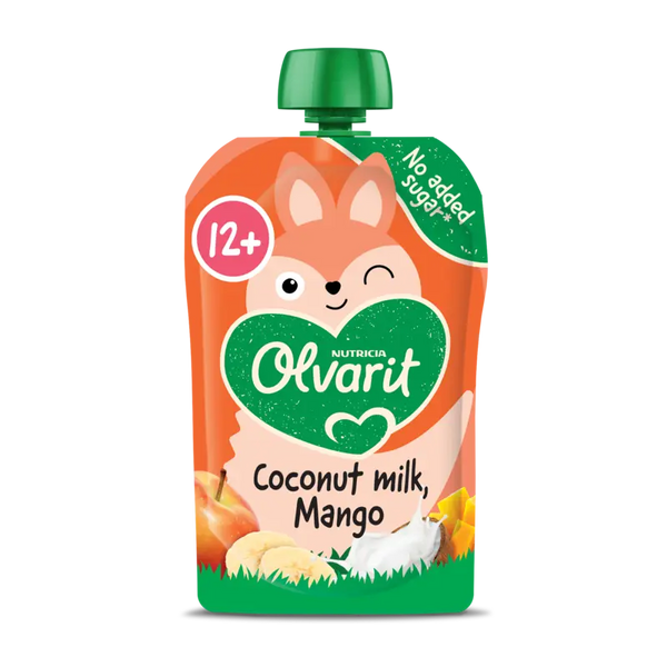 Olvarit Knijpfruit kokosmelk mango 12m+