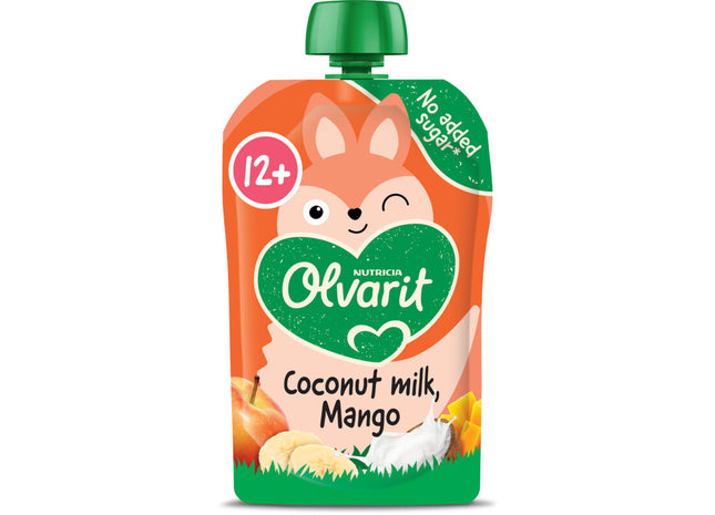 Olvarit Knijpfruit kokosmelk mango 12m+