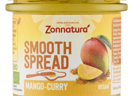 Zonnatura Smooth spread mango-curry