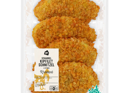 Free-range crispy chicken fillet schnitzel