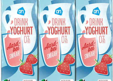 Strawberry yogurt drink