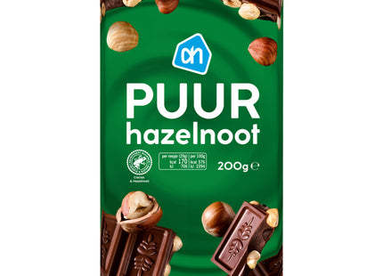 Bar of pure hazelnut