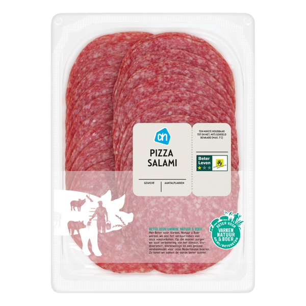 Salami pizza